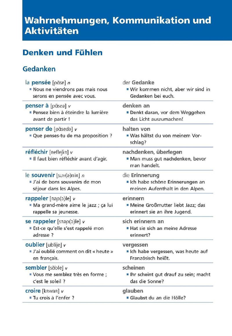 Langenscheidt Grundwortschatz Französisch (Innenansicht)