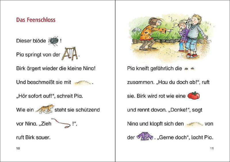 Lesenlernen in 3 Schritten - Die schönsten Feengeschichten (Innenansicht)