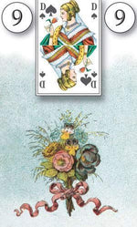 Lenormand Orakelkarten mit Kartenabbildungen