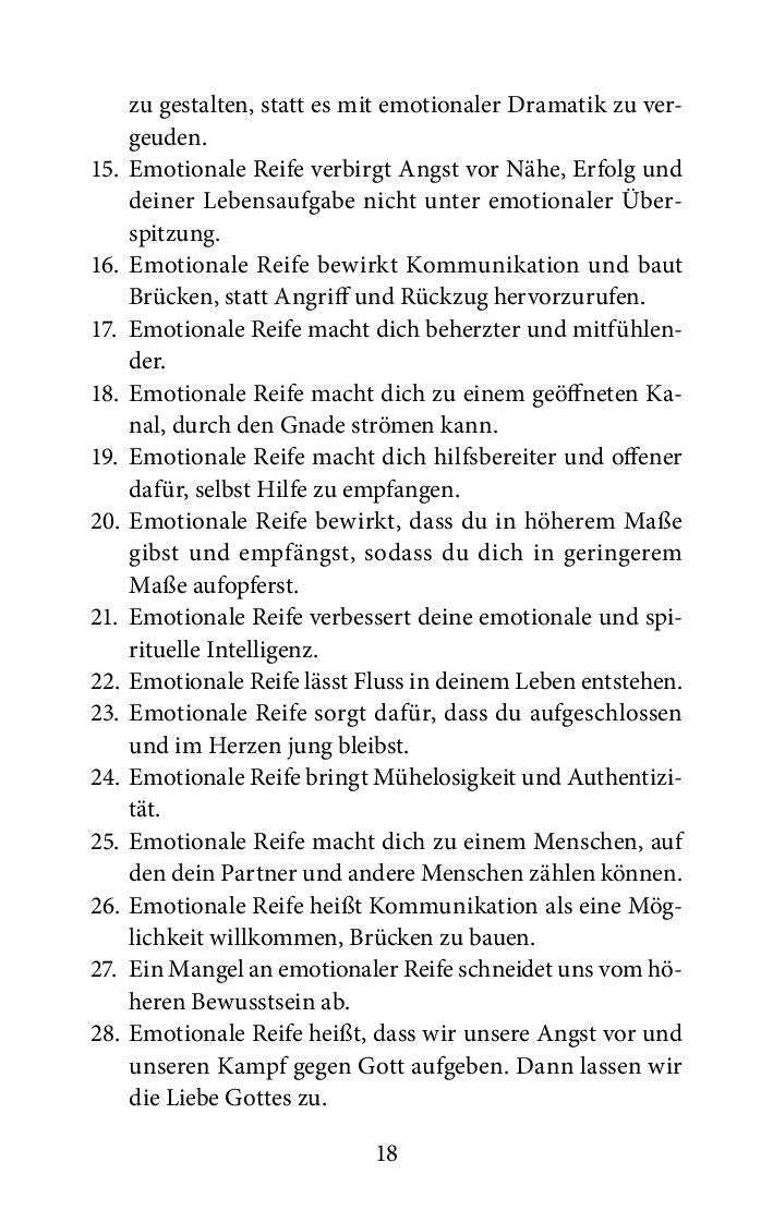 Leben in emotionaler Freiheit (Innenansicht)