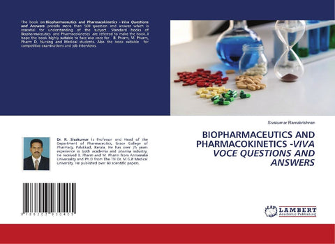 BIOPHARMACEUTICS AND PHARMACOKINETICS -VIVA VOCE QUESTIONS AND ANSWERS