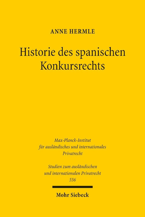 Historie des spanischen Konkursrechts