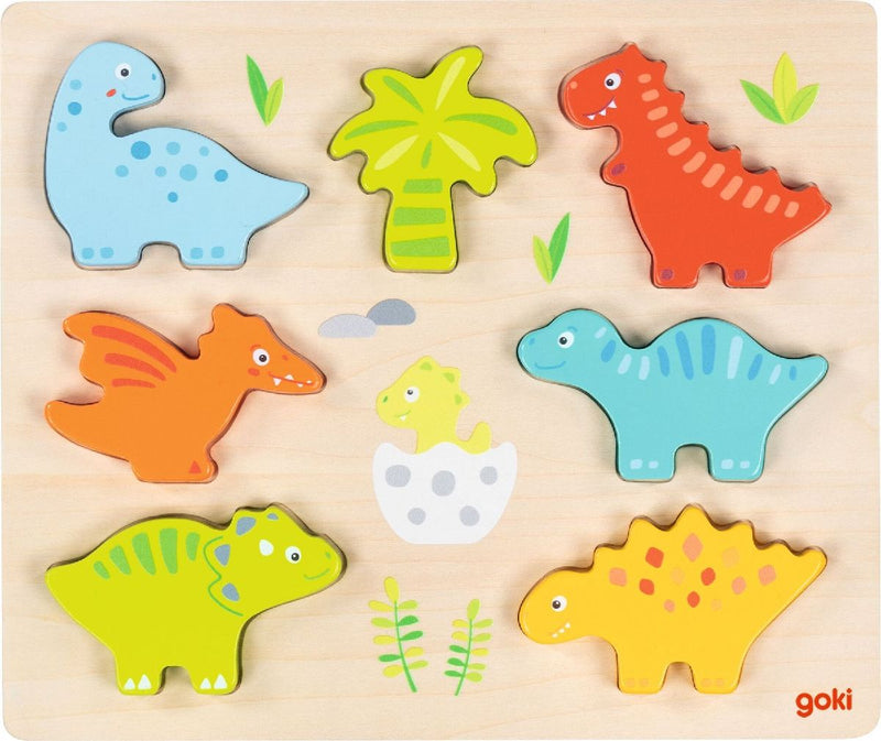 Einlegepuzzle Dinosaurier
