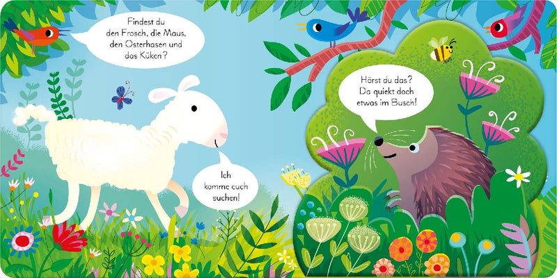 Verstecken spielen mit dem Osterhasen (Innenansicht)