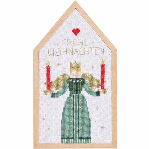 Stickpackung Gezählter Kreuzstich, Engel, FSC Mix