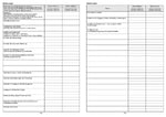 Klassenbuch "Standard", Umschlagfarbe: grün (Innenansicht)