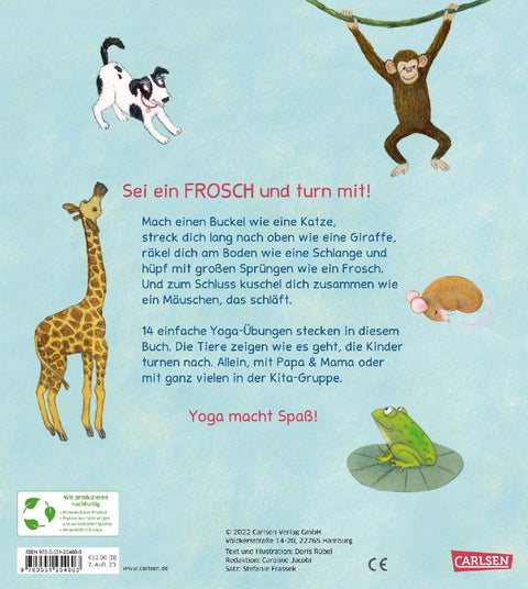 Turnen wie die Tiere - Das große Yoga Buch für kleine Kinder