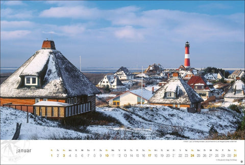 Nordsee Globetrotter Kalender 2027 - Von frischem Wind und weiten Stränden