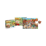 Bauernhof & Stadt 2x24 Teile Puzzle
