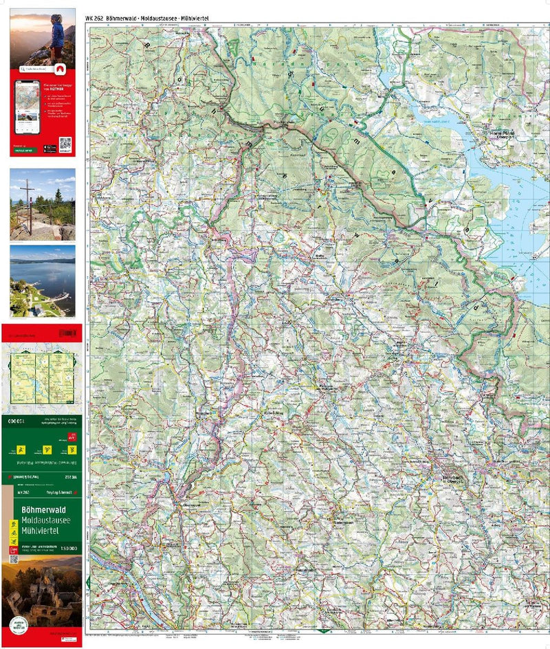freytag & berndt Wanderkarte WK 262 Böhmerwald, Moldaustausee - Mühlviertel 1:50.000 (Innenansicht)