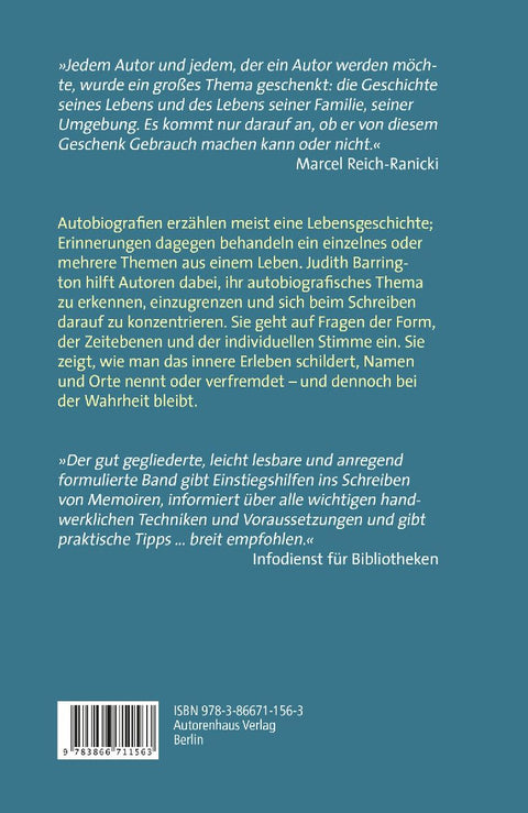 Meine Erinnerungen, mein Leben