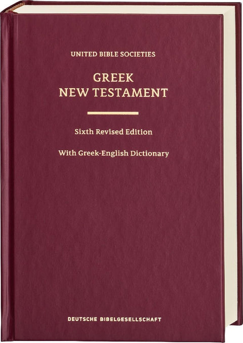 Greek New Testament GNT6. With Greek-English Dictionary