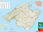Mallorca, Planungskarte 1:100.000 (Innenansicht)