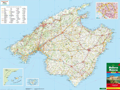 Mallorca, Planungskarte 1:100.000