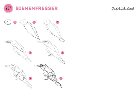 300 Motive zeichnen - Tiere