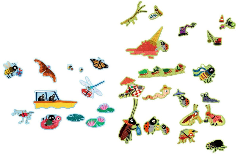 Wimmel-Stickerwelt - Krabbeltiere (Innenansicht)