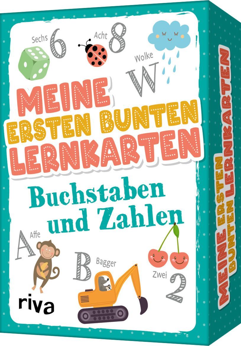 Meine ersten bunten Lernkarten - Buchstaben und Zahlen