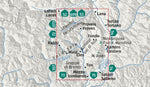 KOMPASS Wanderkarte 95 Nonstal, Mendelpass, Val di Non, Passo della Mendola 1:50.000 (Innenansicht)