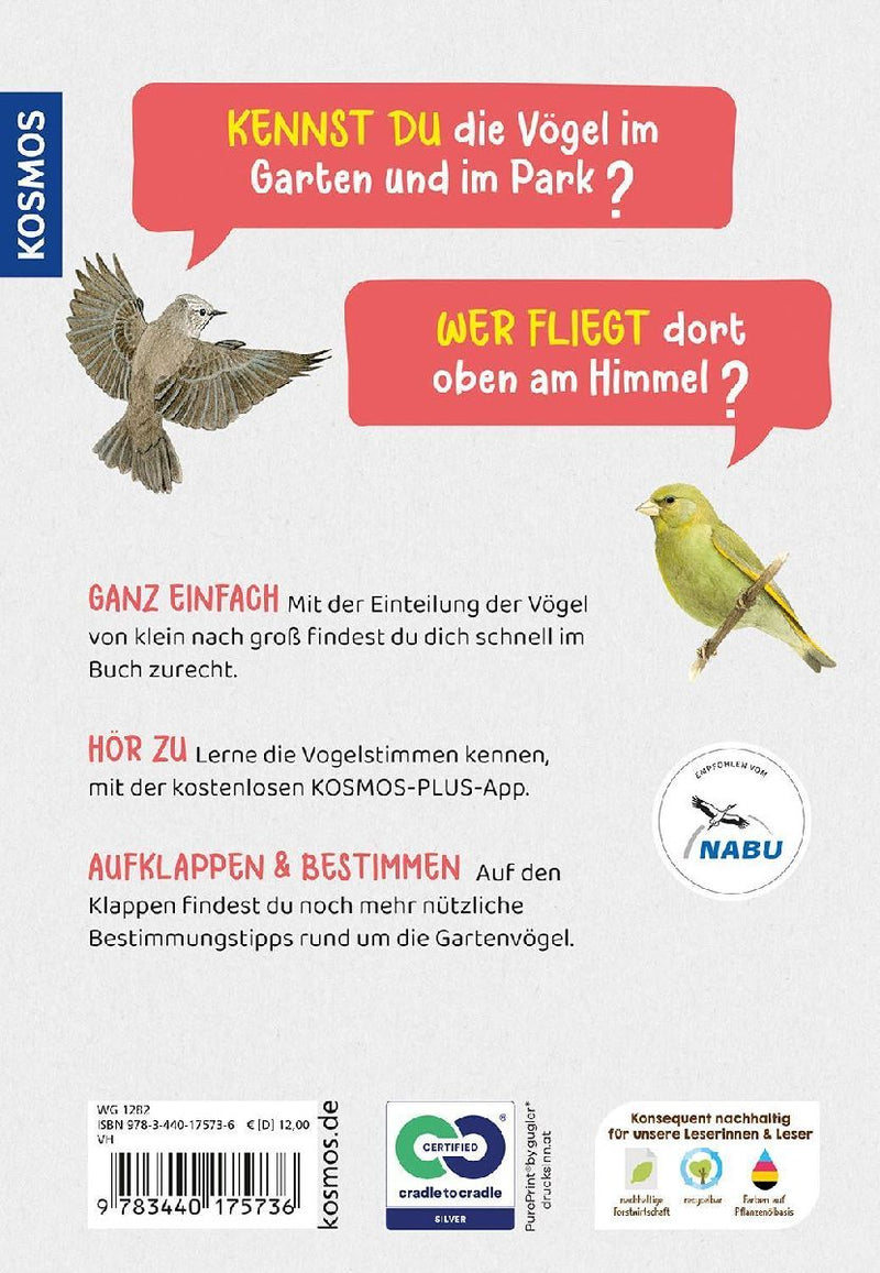 Welcher Gartenvogel ist das? Kindernaturführer (Rückseite)