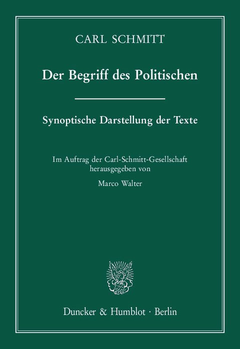 Der Begriff des Politischen