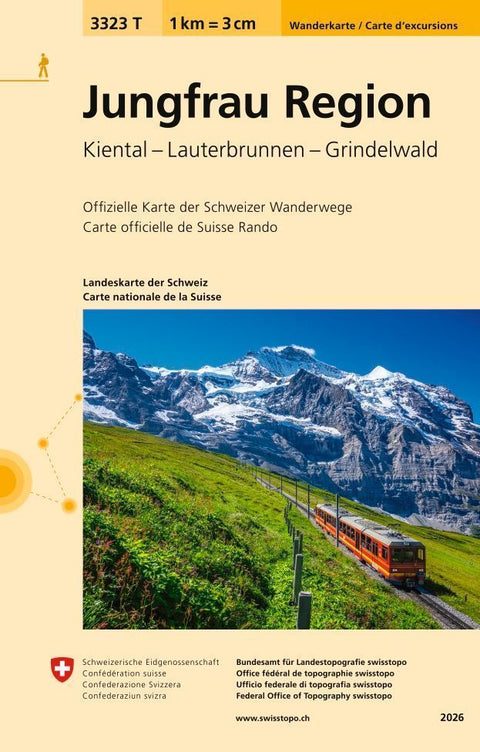 Swisstopo 1 : 33 333 Jungfrau Region