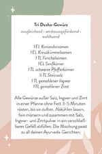 Kartenbox: Ayurveda - Leben in Balance - 64 Karten für Körper, Geist und Seele (Innenansicht)