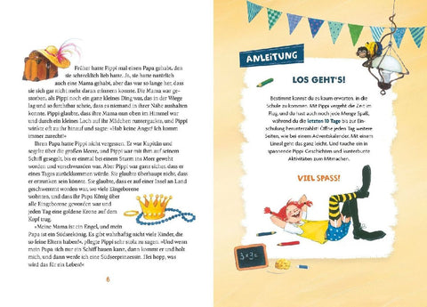 Mein Schulstart. Countdown zur Einschulung mit Pippi Langstrumpf