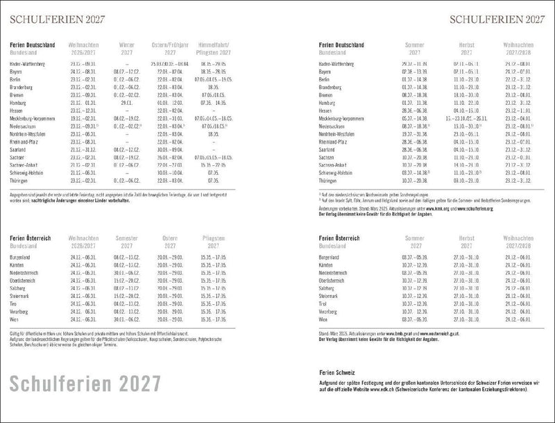 Weißt du eigentlich, wie lieb ich dich hab? Familienplaner-Buch A5 2027 (Innenansicht)