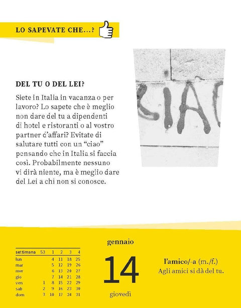 Langenscheidt Sprachkalender Italienisch 2027