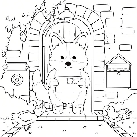 Cosy Coloring - Cottage Life mit Ente