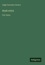 Studi critici