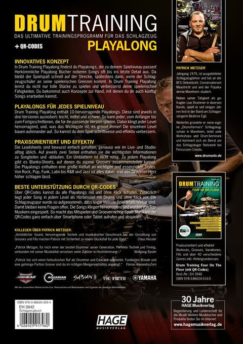 Drum Training Playalong + MP3-CD