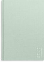 Burde Notizbuch Textil grün liniert A4