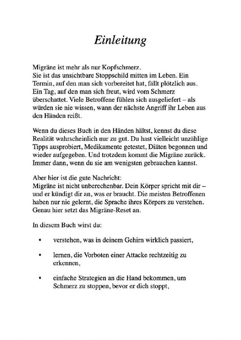 DAS MIGRÄNE-RESET