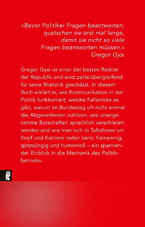 Was Politiker nicht sagen