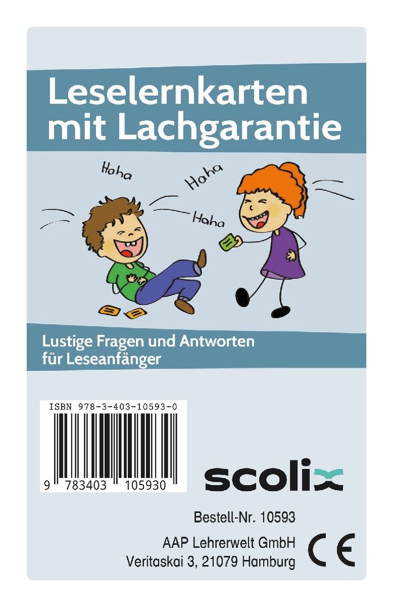 Leselernkarten mit Lachgarantie