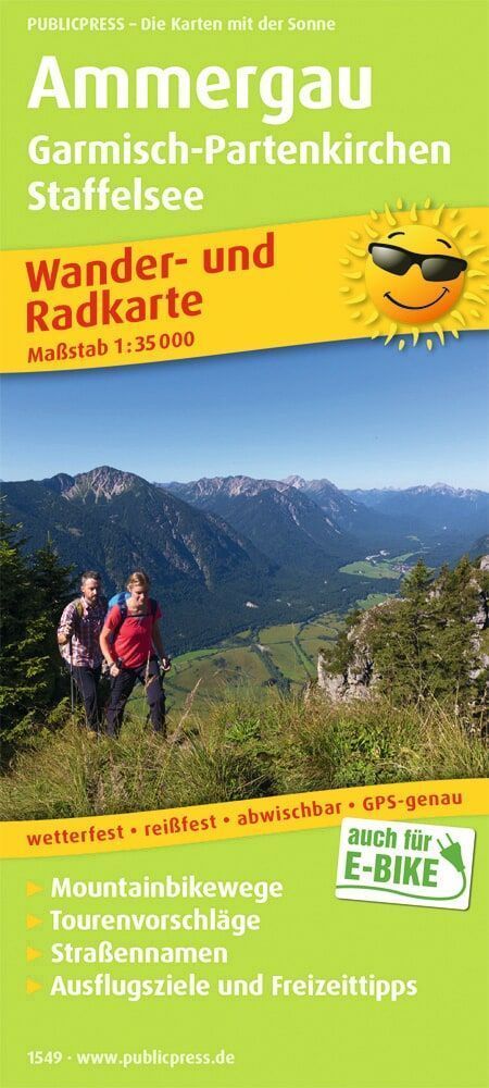 Ammergau, Garmisch-Partenkirchen, Staffelsee 1:35 000