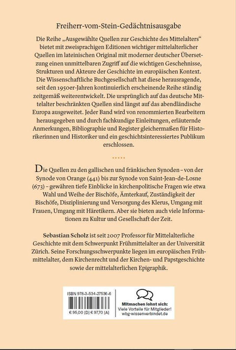 Ausgewählte Synoden Galliens und des merowingischen Frankenreichs