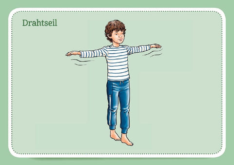 30 Faszientraining-Bildkarten für Kinder