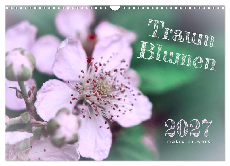 Traum Blumen (Wandkalender 2027 DIN A3 quer), CALVENDO Monatskalender