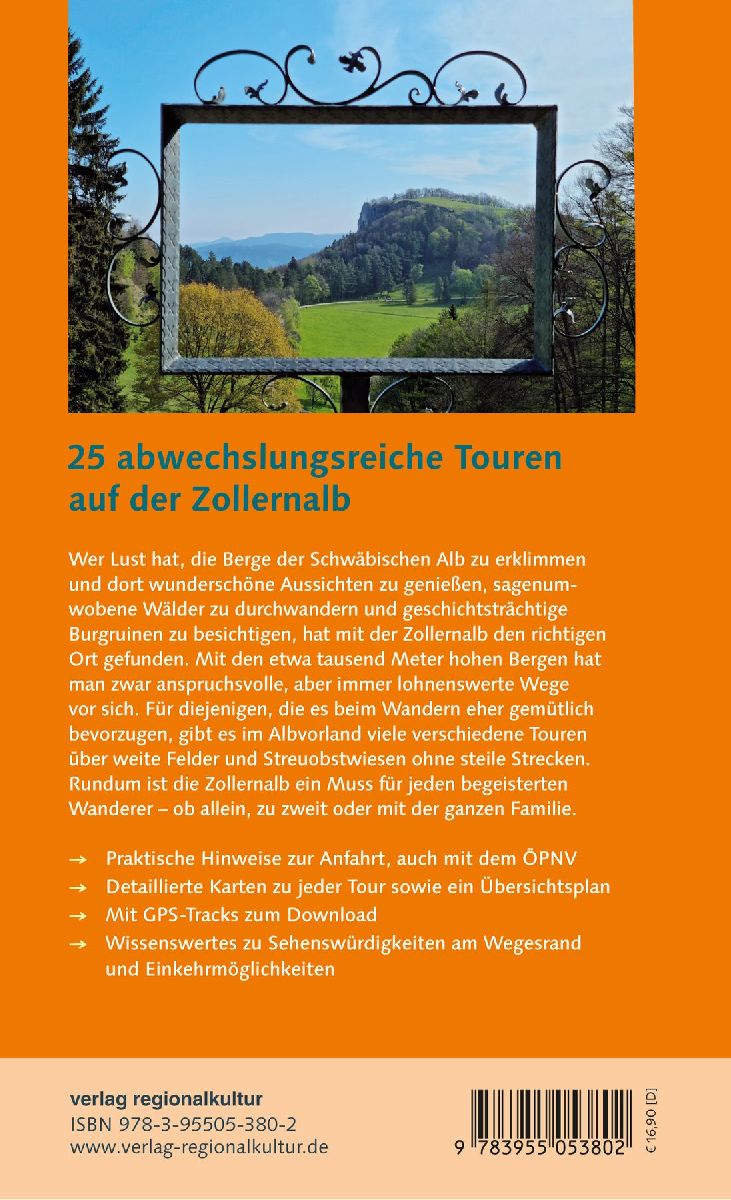 Wandern auf der Zollernalb (Rückseite)