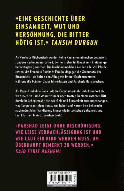 Papa weg. Mama müde. Ich laut.
