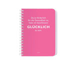 Ringbuch A6 Voltaire Glücklich