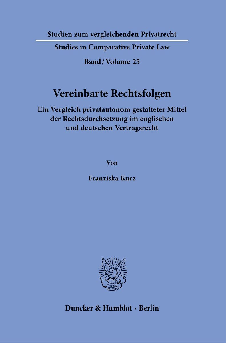 Vereinbarte Rechtsfolgen