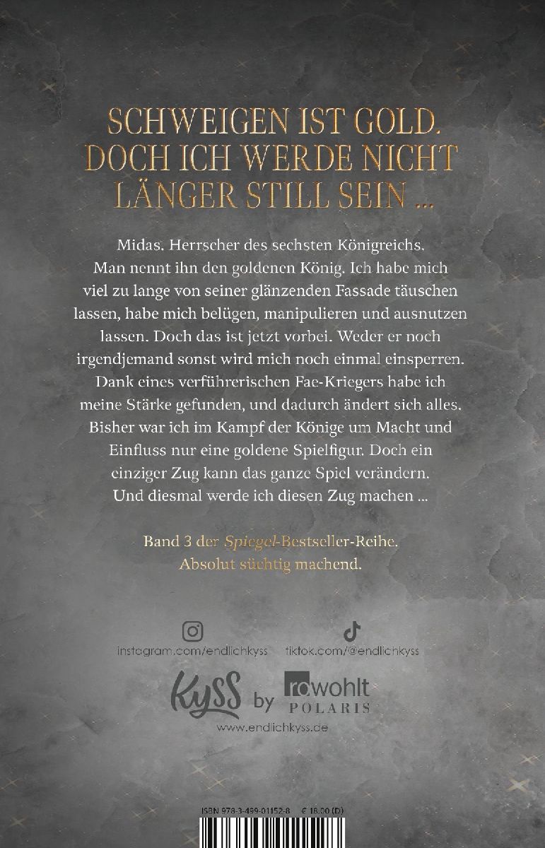 The Darkest Gold - Die Geliebte (Rückseite)