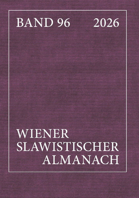 Wiener Slawistischer Almanach - Band 96/2026