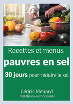 Recettes et menus sans sel