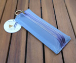 EMILY Mesh Federmäppchen (Blue Grey) Flat Pen Case | by KING JIM