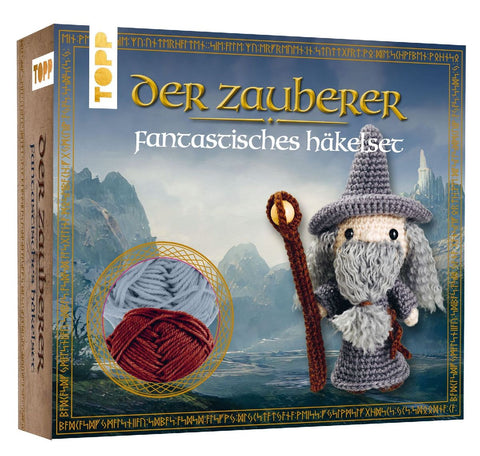 Fantastisches Häkelset Zauberer