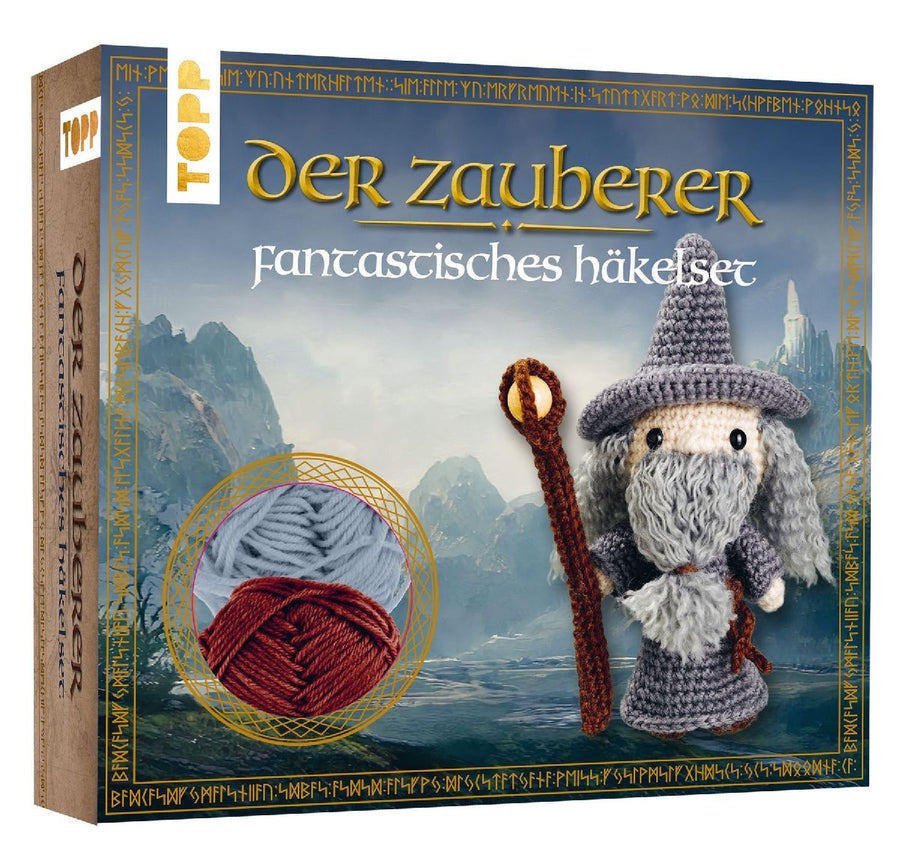 Fantastisches Häkelset Zauberer